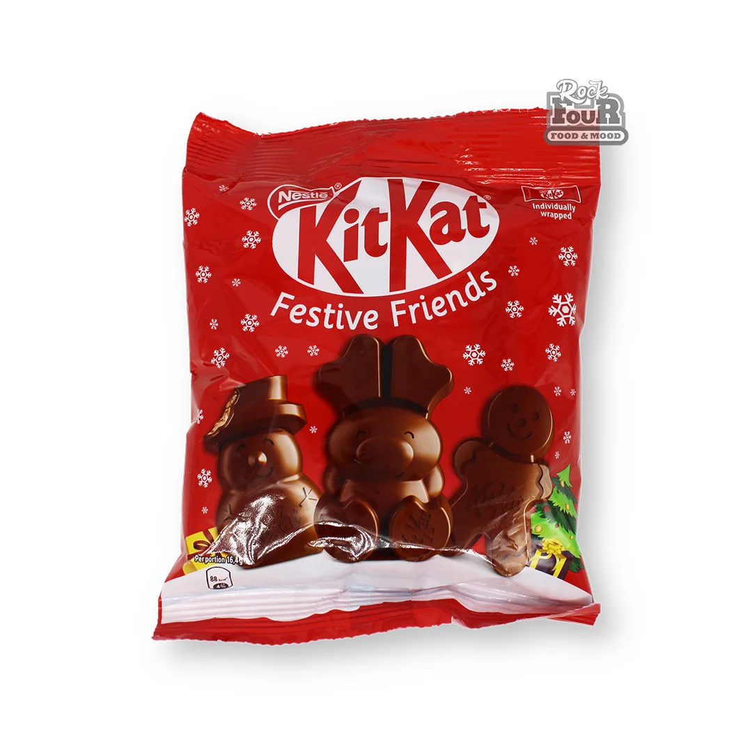 Milk chocolate "Nestle KitKat Festive Friends" with crunchy pieces and filling 65g